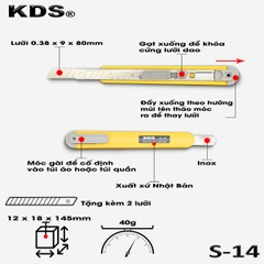 Dao cắt đa năng chuyên dùng KDS S-14YE
