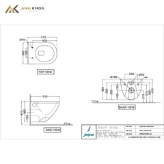 Bồn cầu âm tường Jaquar CNS-WHT-963UFSM