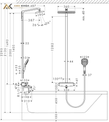 Sen tắm cây Hansgrohe 27113400