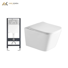 Bồn cầu âm tường D&K DK-C3909-W