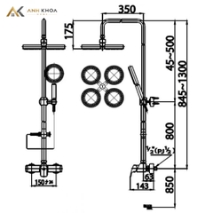 Sen tắm cây COTTO CT2072W