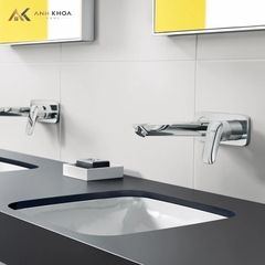Vòi chậu gắn tường Hansgrohe 71734000+13622180