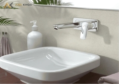 Vòi chậu gắn tường Hansgrohe 71220007+13622180