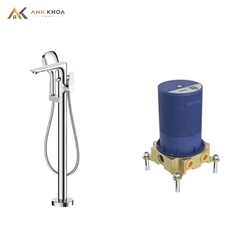 Vòi bồn tắm đặt sàn đen Jomoo P38008-684/DBC
