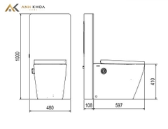 Bồn cầu thông minh Platinum P.16.321