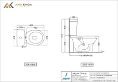 Bồn cầu 2 khối Jaquar CNS-WHT-751S300SPPZV