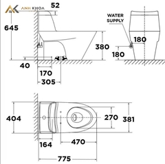 Bồn cầu điện tử American Standard VF-2010PR
