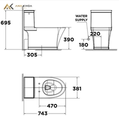 Bồn cầu điện tử American Standard WP-2025PL