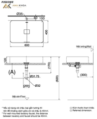 Chậu rửa đặt bàn TOTO PJS03WE#MW