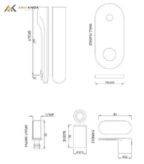 Vòi chậu gắn tường Jaquar OPP-ACR-15441KPMV