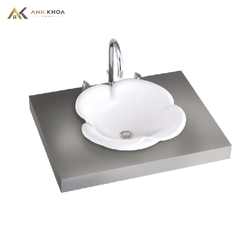 Chậu rửa đặt bàn Cotto C0004 hình hoa