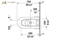 Bồn cầu 1 khối Duravit 2013010001