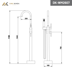 Sen tắm nóng lạnh D&K DK-WM2607