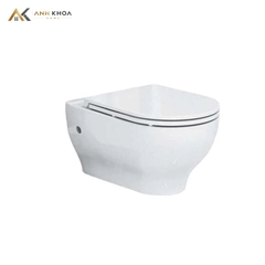 Bồn cầu treo tường Hảo Cảnh HC-CT02 nắp thường