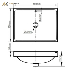 Chậu rửa dương vành Moen SW51540