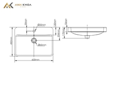 Chậu rửa dương vành Moen SW51561