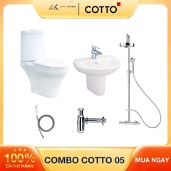Combo thiết bị vệ sinh Cotto AK16-2