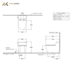 Bồn cầu 1 khối Cotto C101907