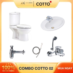 Combo thiết bị vệ sinh Cotto AK16-1