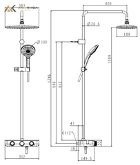 Sen tắm cây American Standard WF-4955
