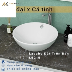 Chậu rửa đặt bàn Caesar L5215