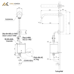 Vòi cảm ứng tự động TOTO TLE24010V
