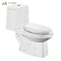 Bồn cầu 2 khối Hảo Cảnh HC-V118 nắp êm 2 nhấn