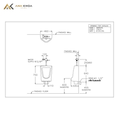 Bồn tiểu nam Cotto C3010