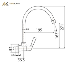 Vòi bếp American Standard WF-T607
