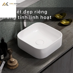 Chậu rửa đặt bàn Caesar LF5256