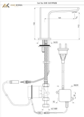 Vòi chậu cảm ứng Jaquar SNR-ABR-35019PMV