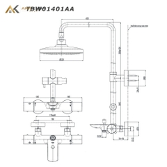 Sen cây nhiệt độ TOTO TBW01401AA