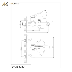 Sen tắm nóng lạnh D&K DK1503201