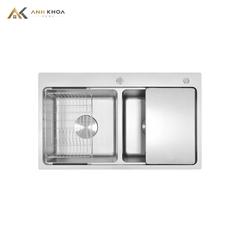 Chậu rửa bát 2 hố D&K KS8651T