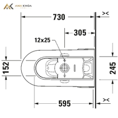 Bồn cầu 1 khối Duravit 2173012001