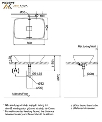 Chậu rửa đặt bàn TOTO PJS02WE#GW