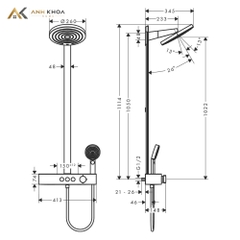 Sen tắm cây Hansgrohe 24240670