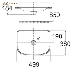 Chậu rửa đặt bàn American Standard WP-0638