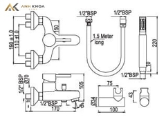 Sen tắm nóng lạnh Jaquar FLR-CHR-5119SHKV