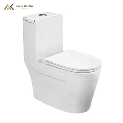 Bồn cầu 2 khối Hảo Cảnh HC-V117 nắp êm 2 nhấn