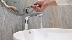 Vòi chậu nóng lạnh D&K DK15320A73-W