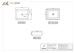 Chậu rửa dương bàn Jaquar JDS-BLM-25907N