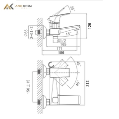 Sen tắm nóng lạnh D&K DK1293201