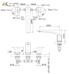 Vòi xả bồn nóng lạnh TOTO TBG07202A