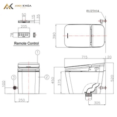 Bồn cầu thông minh American Standard KP-8312