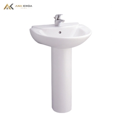 Chậu rửa treo tường COTTO C2037+C411
