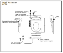 Bồn cầu thông minh TOTO CW553C/TCF33370GAA/WH172AT/TCA465/MB170P