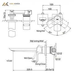 Vòi chậu TOTO TLG02311BB