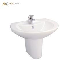 Chậu rửa treo tường Cotto C0107+C4201