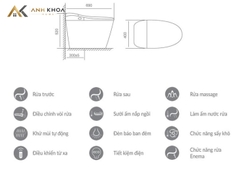 Bồn cầu thông minh Viglacera V94RW